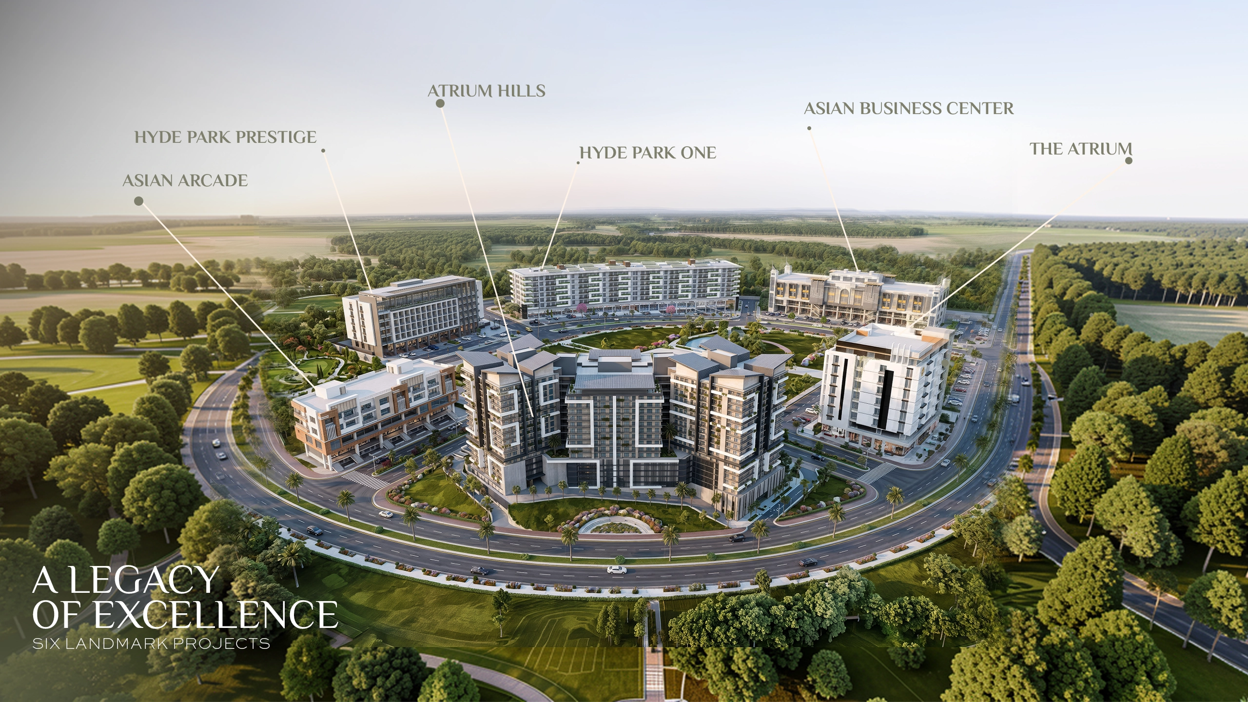 Seven Arz — A Legacy of Excellence, six landmark projects